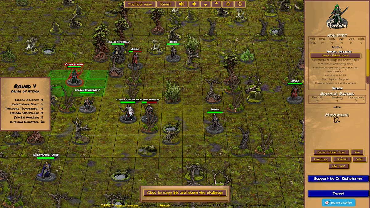 CreaturesChrons's tweet photo. My #indiedev project is a nostalgic browser-based #turnbased classic fantasy #RPG. The goal is to create a detailed and deep representation of old-school RPG games with more modern graphics while still keeping the retro style using more #pixelart inspired graphics.

The game is just as much about giving fun experiences to other, as it is about playing. You can use the adventure builder to greater and share adventures and encounters.

I started building the game in December of last year. I had a basic concept from a summer holiday project I did.

Now I'm building the game in the hope that I can make enough money to work from home and support my autistic son who also struggles greatly with #ADHD.

The whole project is really a triple-win thing. You get an awesome game, I get an income, and my son has a father that is home and available when he needs me.

The game is in early access and you can play using generic characters, that you can customize a bit. Or you can subscribe to the basic subscription and gain access to creating your own custom characters.