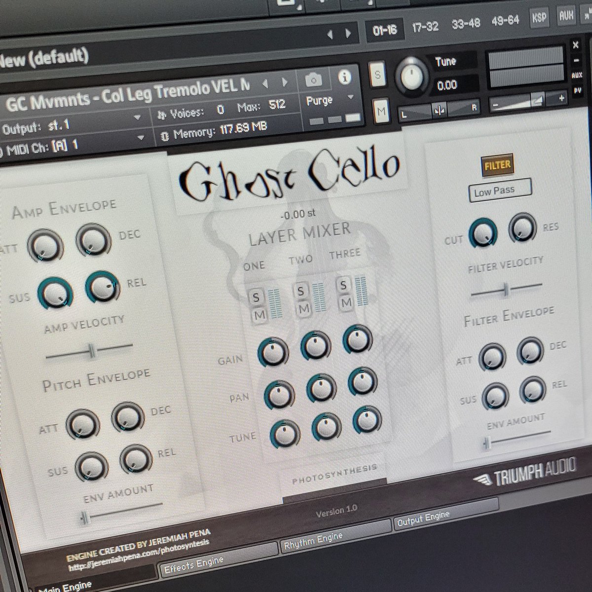 nocarriermusic's tweet image. Very cool addition, especially for creepier mus😈😁
Thanks @kevinmanthei for creating this cool plugin! Can&apos;t wait to use it for some score and songs...

#ghostcello #vstplugins #virtualinstruments #creepycello #chriswirsig #filmcomposer #tvcomposer #songwriter #musicproducer