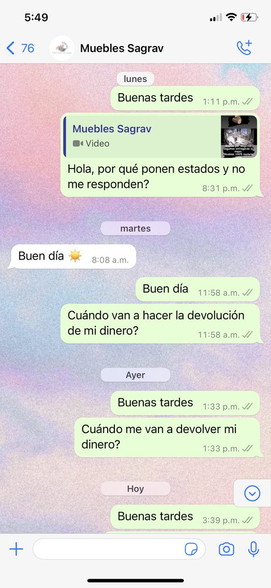 Yesbezos's tweet photo. Marica por favor ayúdenme a difundir está publicación, necesito 1. Que me devuelvan la plata para poder comprarle la cuna a mi beb�� y 2. Que todo el mundo sepa la clase de gente que son estos hijueputas 

https://t.co/oBmv6n6a8V

https://t.co/mvmVQ96d1r https://t.co/M25jzdAXG6