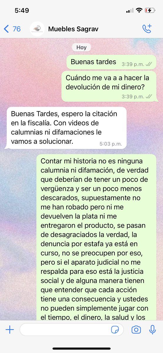 Yesbezos's tweet photo. Marica por favor ayúdenme a difundir está publicación, necesito 1. Que me devuelvan la plata para poder comprarle la cuna a mi beb�� y 2. Que todo el mundo sepa la clase de gente que son estos hijueputas 

https://t.co/oBmv6n6a8V

https://t.co/mvmVQ96d1r https://t.co/M25jzdAXG6