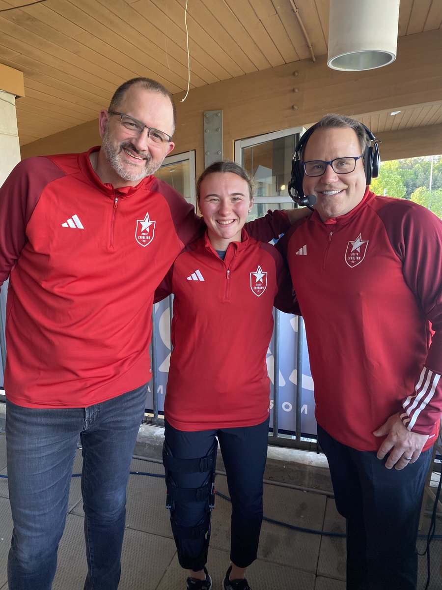 Let’s call some ⁦<a href="/USLLeagueOne/">USL League One</a>⁩ action - join us 7 pm on ⁦<a href="/ESPNPlus/">ESPN+</a>⁩ as ⁦<a href="/NorthCarolinaFC/">North Carolina FC</a>⁩ hosts ⁦<a href="/ChattRedWolves/">Chattanooga Red Wolves SC</a>⁩ - joined by ⁦<a href="/HokiesWSoccer/">Virginia Tech Women's Soccer</a>⁩ ⁦<a href="/TheNCCourage/">NC Courage</a>⁩ ⭐️ <a href="/emily_gray04/">Emily Gray</a> and The Beautiful Man ⁦<a href="/jbouille7/">john bouille</a>⁩ ⚽️🎙️💥