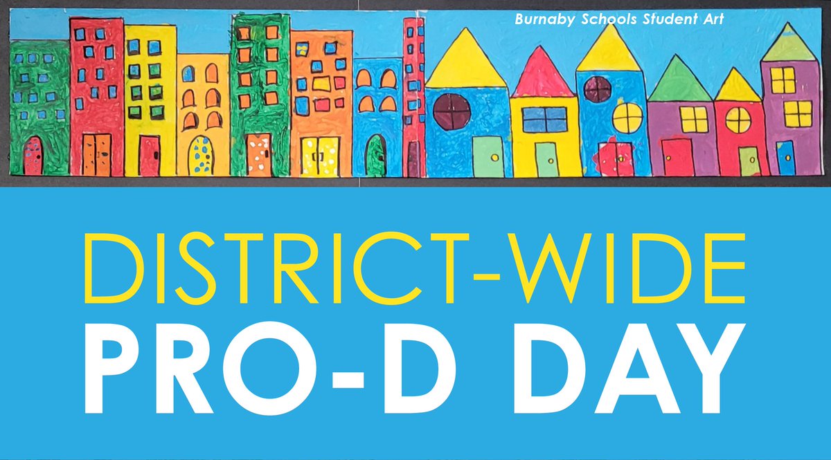 A friendly reminder that Monday April 24 is a district-wide professional development day and there is no school for K-12 students in #BurnabySchools. Classes are back in session on Tuesday, April 25.
