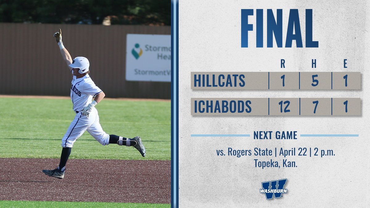 IchabodBSB's tweet photo. FINAL/7 innings | Caden Bressler finishes off the run-rule win with a three-run homer to center field in the bottom of the seventh! #GoBods https://t.co/Q7ms1PiLME