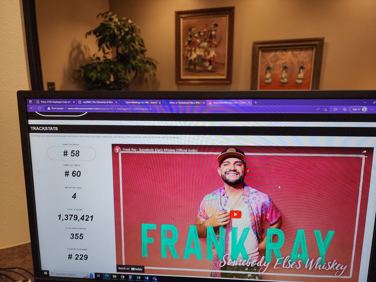 tgriego2003's tweet photo. @FrankRayMusic Look who/what I'm tracking! 😁 Check out them streams 🔥🔥🔥... gonna catch ya live next weekend 🤞❤️ https://t.co/yHyb4dx2a2