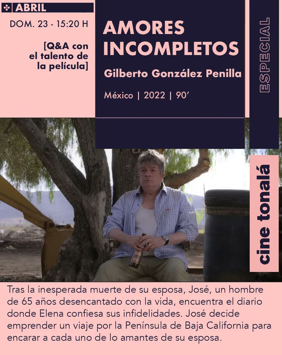 Este domingo te invitamos a la #FunciónEspecial 💥 de la película AMORES INCOMPLETOS.
 
Invitados especiales @gilgonpen @manuel_landeta @hozemelendez
Consigue tus boletos 🎟️ en taquilla o en buff.ly/2MeL9hN