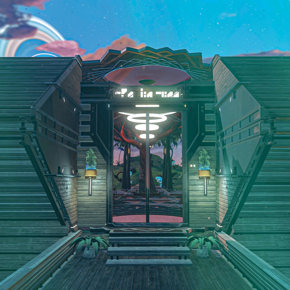 ModernGalaxy_'s tweet photo. I love coming home to this. #CasaDelSol #nomanssky #modernspace #architecture https://t.co/Dg2hroXn3T