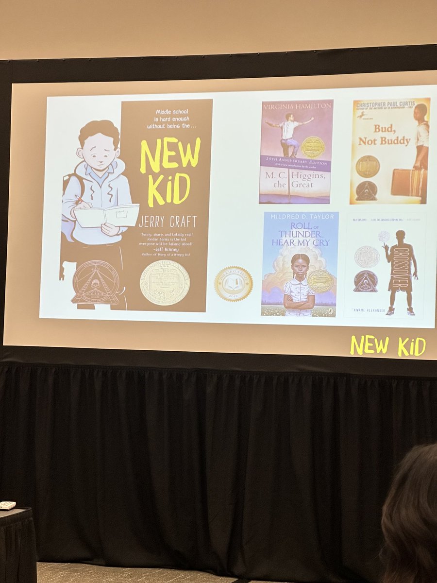 LibraryWildcats's tweet photo. Everyone had a rollicking good time #txla2023 Black Caucus Roundtable Luncheon. @JerryCraft and @kwamealexander the life of the event! #blackauthors #newberrywinners #schoollibraries #schoollibrarians #wildcatlibrary #pisdreads https://t.co/VMl7l5J1xZ