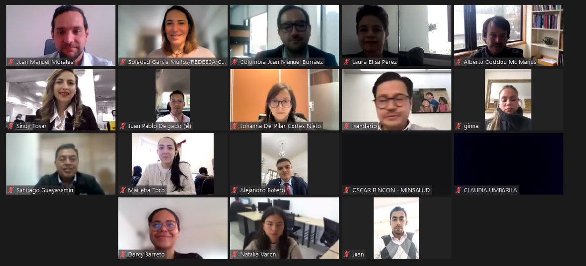 📣Los días 18 y 20 de abril, la Presidenta y los Expertos del <a href="/GtpssOea/">GTPSS | OEA</a> se reunieron con autoridades de la República de Colombia 🇨🇴 para facilitar la elaboración de su IV Informe al Protocolo de San Salvador📜 de la <a href="/OEA_oficial/">OEA</a>.