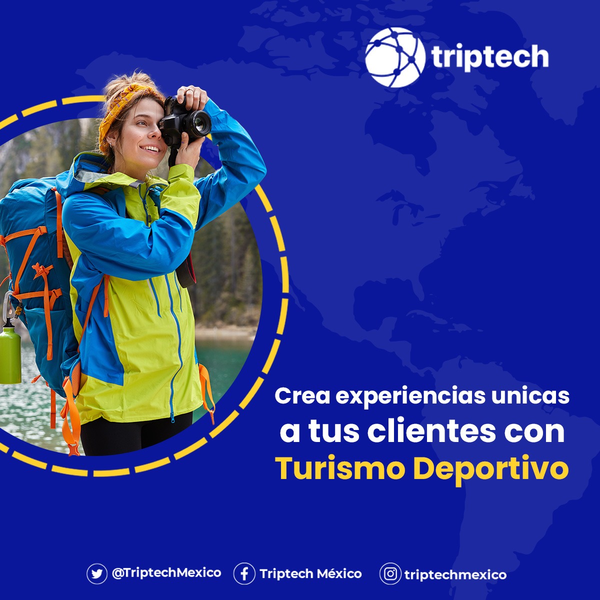 TriptechMexico's tweet photo. ¿Estás en busca de una forma emocionante para involucrar a los viajeros con el destino de su elección?🤭

¡Implementas el turismo deportivo en tu agencia! 🏆⚽️🏌️♀️🏊♂️🌎🛫🏟️

#Travel #Viajes #vacaciones #TripTech #vacationweeks #Trips #Lasvegas https://t.co/OC8Hm1VlGz