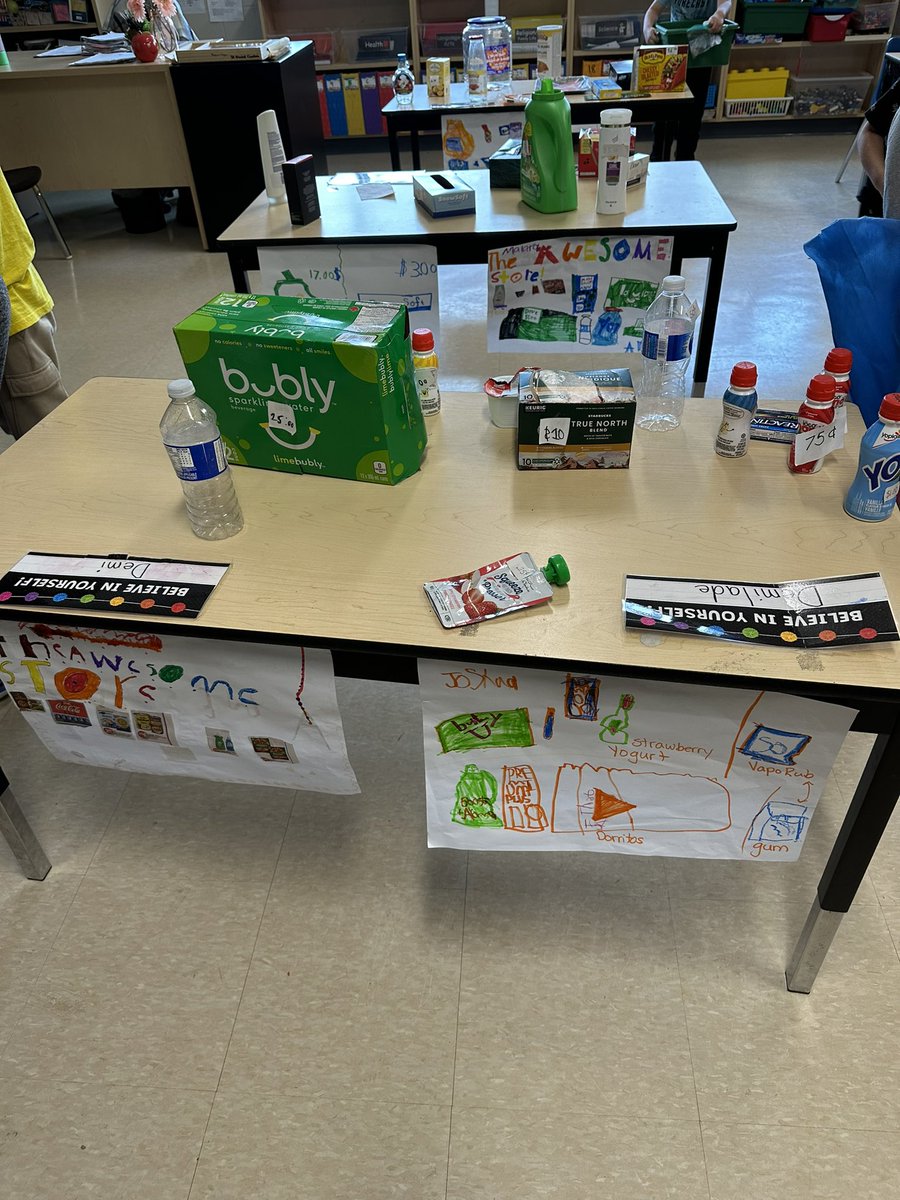 Thank you <a href="/ms_fantin/">Mrs. Gialanella’s Class</a> Grade 1/2 class for inviting us to the opening of your Awesome Store! We had so much fun “shopping”