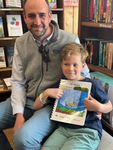 Rainy weekend? Head to Fireside Bookstore and read our 1st graders' nonfiction "All About" books! They are on display! These authors are experts on so many things! #WritetheStory #CFEVS <a href="/stephaniemalley/">stephanie malley</a>