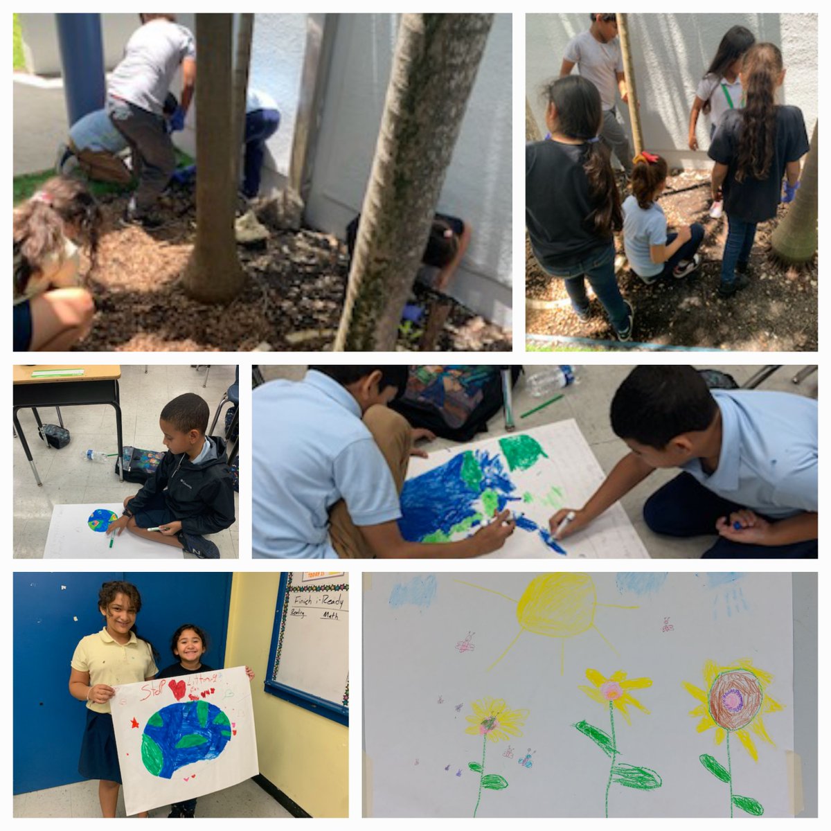 ColungaAmarilys's tweet photo. Mrs. Sheary's class celebrates Earth Day by creating awareness posters and cleaning up the environment. @KPELions @STEAMDesignated https://t.co/GHyyANBmGV