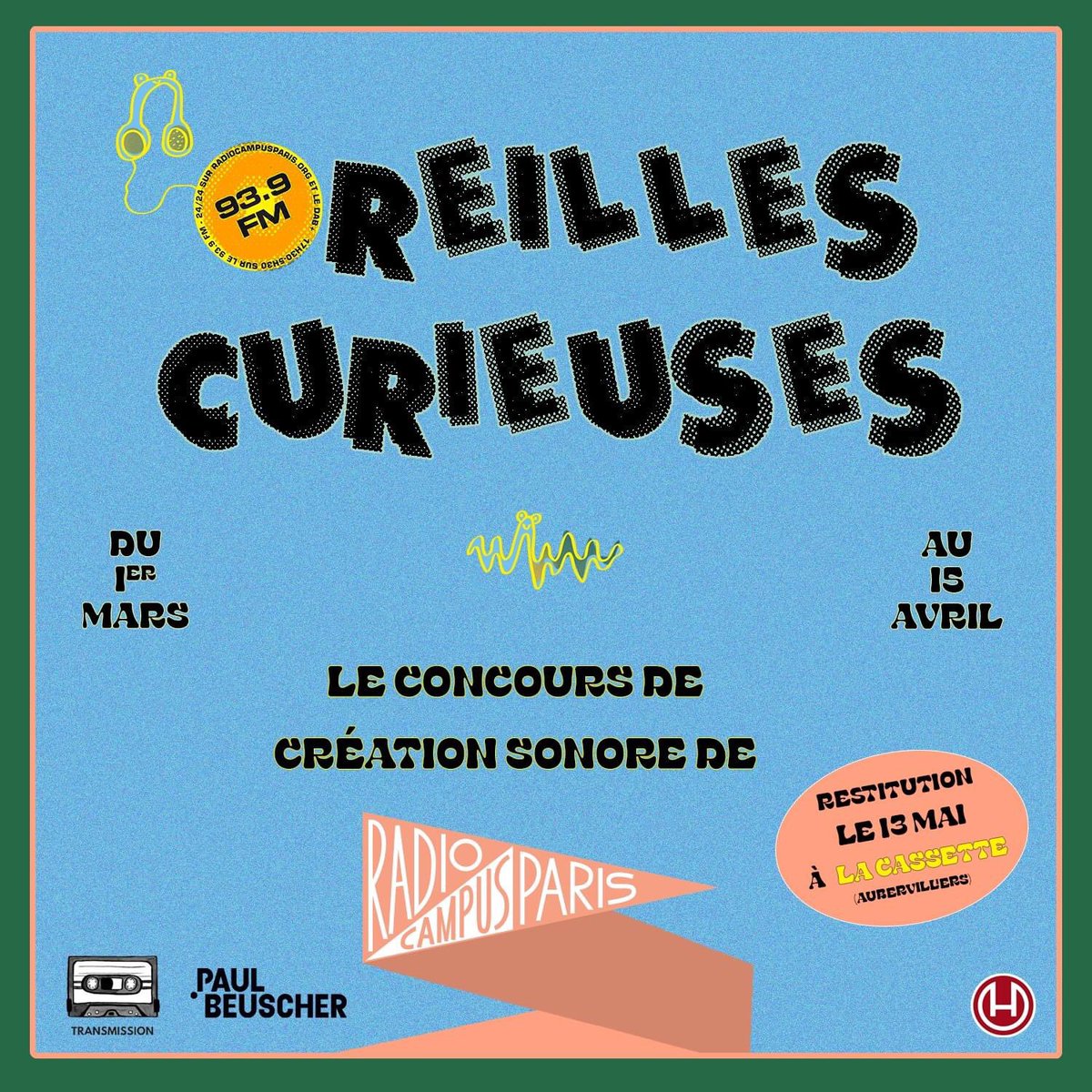 💥 Derniers jours pour proposer une création au concours « Oreilles curieuses » !! ⚡️
(Jusqu’au 25)