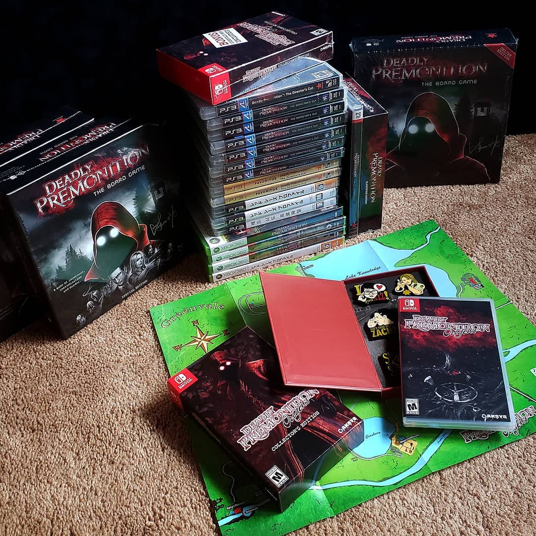Chemi_Ro's tweet photo. I only have one I can say with confidence: Deadly Premonition
- 1k+ hours played
- dedicated fan site
- own like 25 copies (various platforms/regional releases)
- hours of video content made
- my site's character profiles and town map were used in two separate collector releases https://t.co/w2bL6gOptM