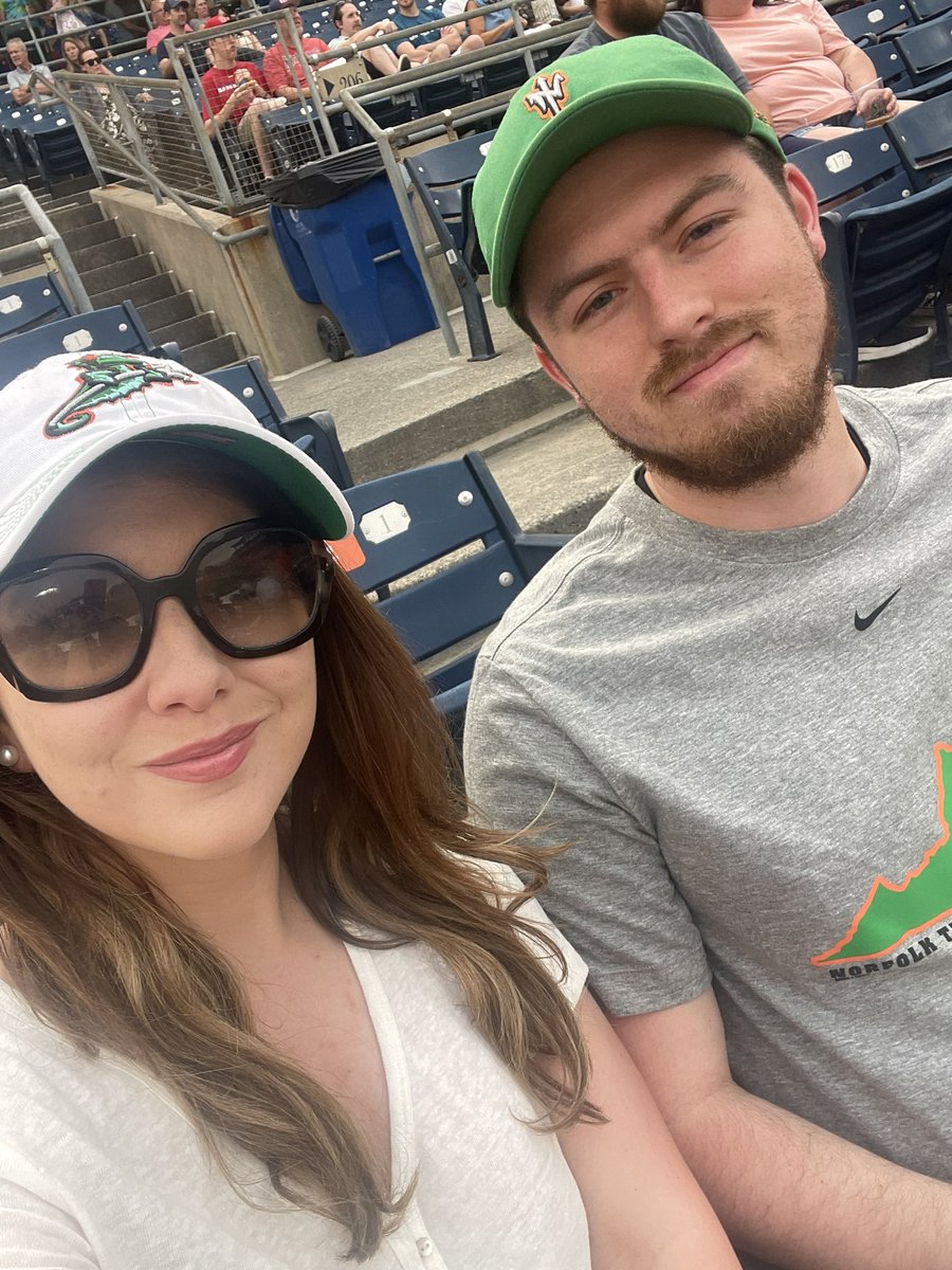 Norfolk Tides have gained two new fans! <a href="/ianteasley/">Ian Teasley</a>