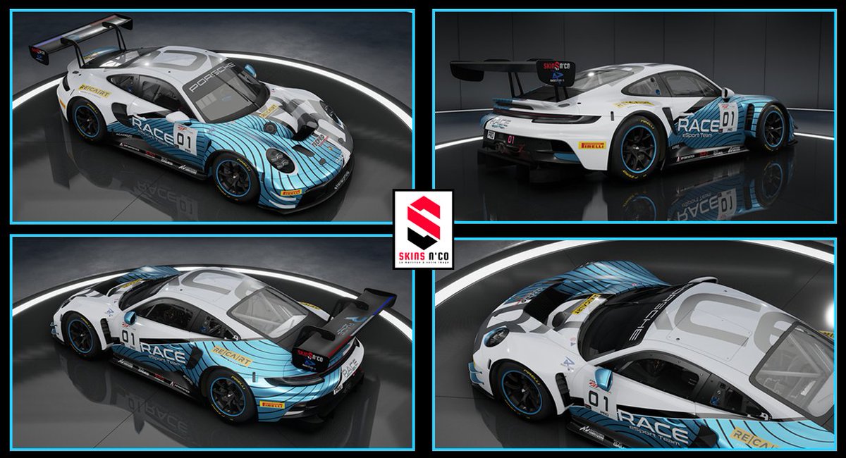 Skinsnco's tweet photo. ACC- Présentation de la new Porsche 992 GT3 R pour la Team @raceesportteam https://t.co/nI7JKCy1tS