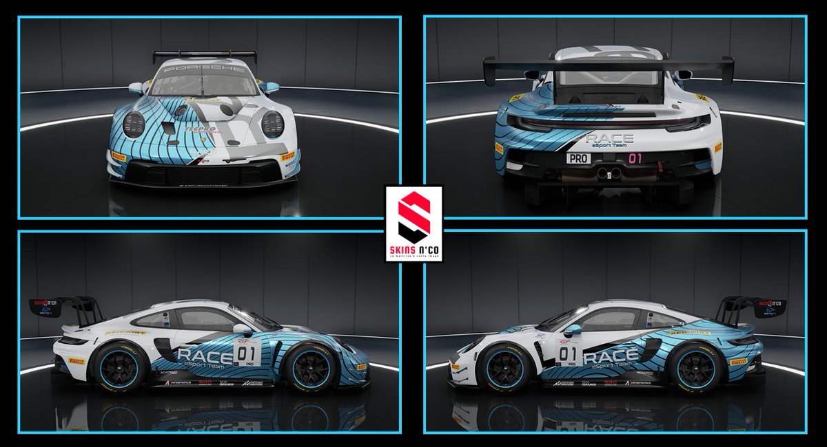 Skinsnco's tweet photo. ACC- Présentation de la new Porsche 992 GT3 R pour la Team @raceesportteam https://t.co/nI7JKCy1tS
