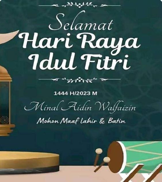 RdpAdeq's tweet photo. Selamat pagi

Untuk saudara-saudari yg muslim
Perkenankanlah  kami sekeluarga dengan Hati yang Tulus, mengucapkan:
Selamat Hari Raya Idul Fitri
1 Syawal 1444 H
Minal Aizin Wal Faizin
Mohon Maaf Lahir &amp; Bhatin

Semoga Allah menerima semua amal ibadahnya.
Amin https://t.co/yU5ZY36P8P
