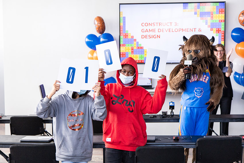 We're proud to parter with Google and Thunder Cares Foundation to bring the world of coding to all Oklahoma students!

Google and the Thunder Cares Foundation recently launched Thunder Coding powered by Google, a program which offers hands-on learning.

velocityokc.com/blog/member-ne…