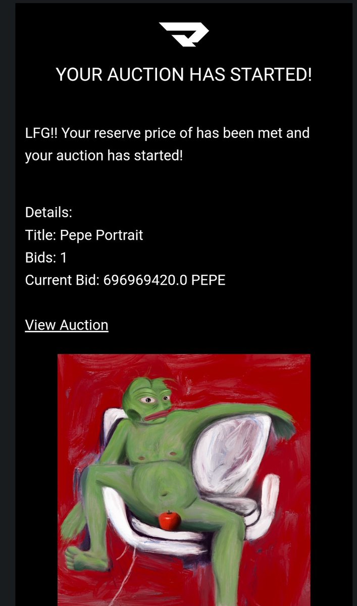 Gavinmeeler's tweet photo. First bid is in 🐸🍎👁

Thank you @daylatebckshort :) https://t.co/dXGh9QOyiO