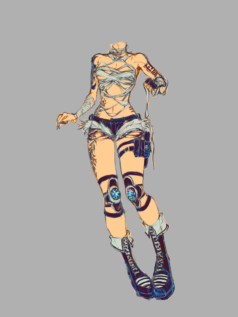 #art #Artists #ArtistOnTwitter #girl #draw #digi #digitalart #SemiDraws #semi #wipart #WIP #bodypaint #paintings #Practice #study #anatomy