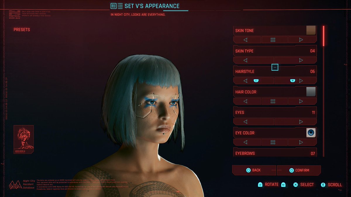 spoderfriends's tweet image. Saving my looks #PS5Share, #Cyberpunk2077