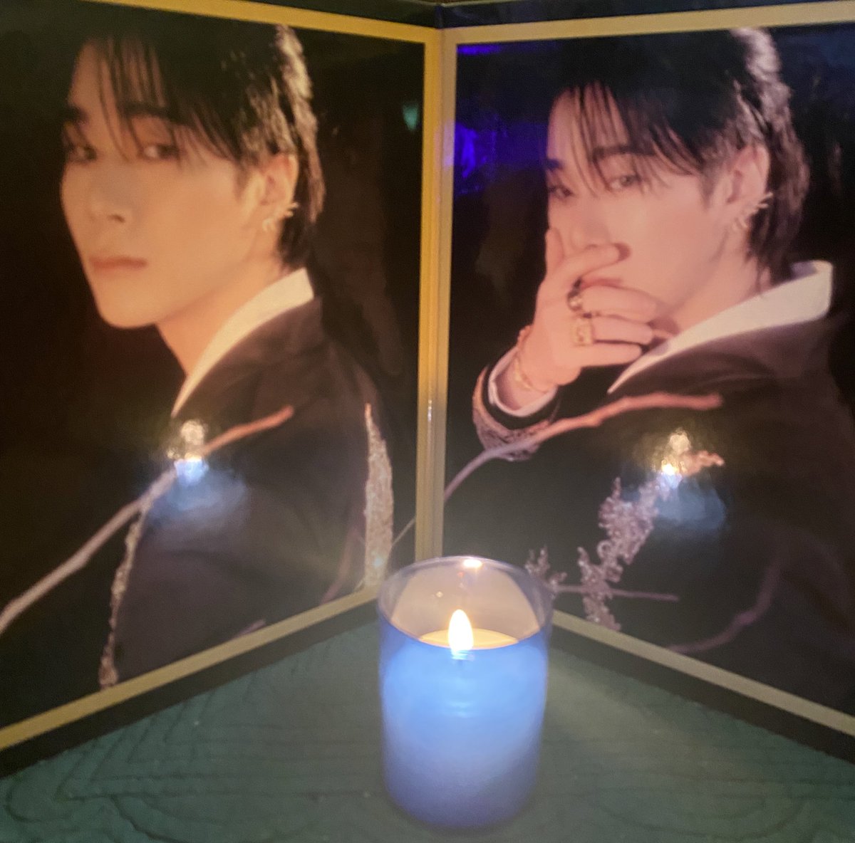 _rainbowfalling's tweet photo. Rest in Peace Moonbin, you were so very loved, I will miss you so much. Thank you for everything 💜 #RIP_Moonbin #MOONBIN https://t.co/JoBaEdX1ny