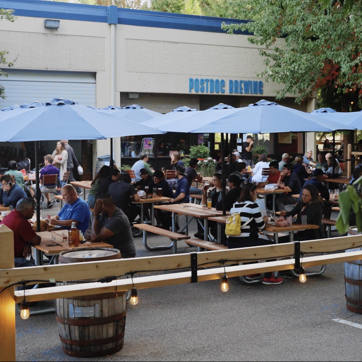 postdocbrewing's tweet photo. We’re looking forward to better weather so we can enjoy beer garden evenings like this again! 😎
#PostdocBrewing #PostdocLife #IndieBeer https://t.co/HFFTDLQzmA