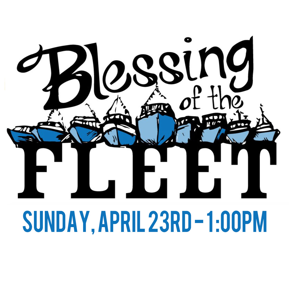 🌊 ⚓ Gather with us this weekend for an age-old tradition - the Blessing of the Fleet! 
📍 North T Pier by the Coast Guard Station, Morro Bay
🗓️ Sunday, April 23, 2023, at 1:00 PM

After the blessing, join us for a delicious lunch at the Morro Bay Veteran's Hall (209 Surf St.).