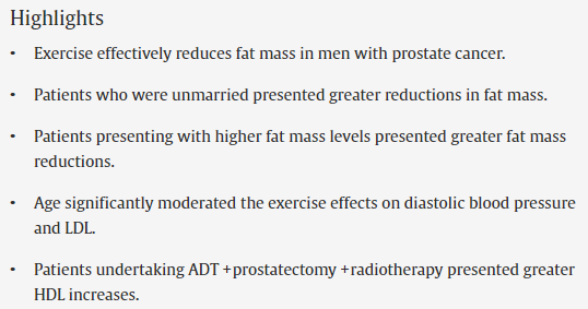 Rob Newton (@profrobnewton) on Twitter photo Full text of our paper now available.
Exercise effectively reduces fat mass across subgroups of men undergoing or following ADT with
different characteristics.
<a href="/EMRI_ECU/">Exercise Medicine Research Institute</a> <a href="/Pedro_Lopez1291/">Pedro Lopez</a> <a href="/winters_stone/">Kerri Winters-Stone</a>
sciencedirect.com/science/articl… Full text of our paper now available.
Exercise effectively reduces fat mass across subgroups of men undergoing or following ADT with
different characteristics.
<a href="/EMRI_ECU/">Exercise Medicine Research Institute</a> <a href="/Pedro_Lopez1291/">Pedro Lopez</a> <a href="/winters_stone/">Kerri Winters-Stone</a>
sciencedirect.com/science/articl…
