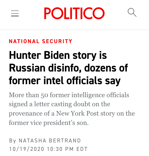 caitoz's tweet photo. After the Hunter Biden laptop leak Tony Blinken called his CIA buddy Mike Morell to make it go away, and Morell has now admitted to cooking up the bogus "Russian disinfo" letter from 51 intel insiders to “help Vice President Biden … because I wanted him to win the election.” https://t.co/sYXuhmteEY