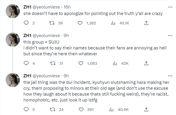 It's ugly, sorry to put it on your timelines, but we have to report both this account and the tweets to SM via email at protect@smtown.com (as many have done!) and then also to twitter to get this tweet taken down/account suspended. Doing both right now.