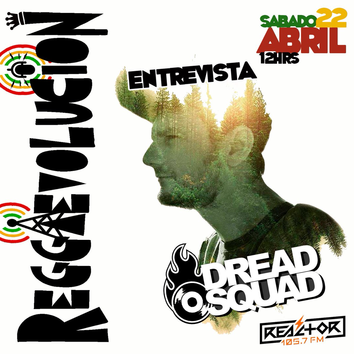Reactor105's tweet photo. #LiberaLaReacción que tropicaliza el sábado con el mejor reggae y la entrevista que Joshua tendrá con #DreadSquad
Sintonicen @Reggaevolucion desde este instante y hasta las 14 horas 😁🌴 https://t.co/gNepqCxO5U