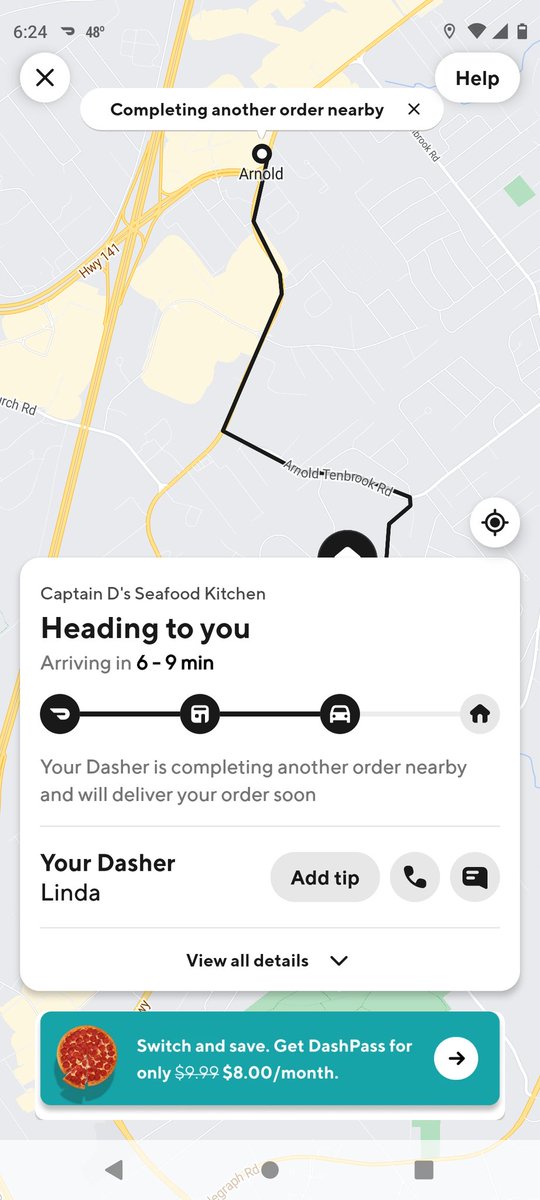 DennisHyman5's tweet image. @DoorDash why is my dasher completing another order nearby when I paid for the express delivery that is supposed to come directly to me?
#notexpress #ripoff