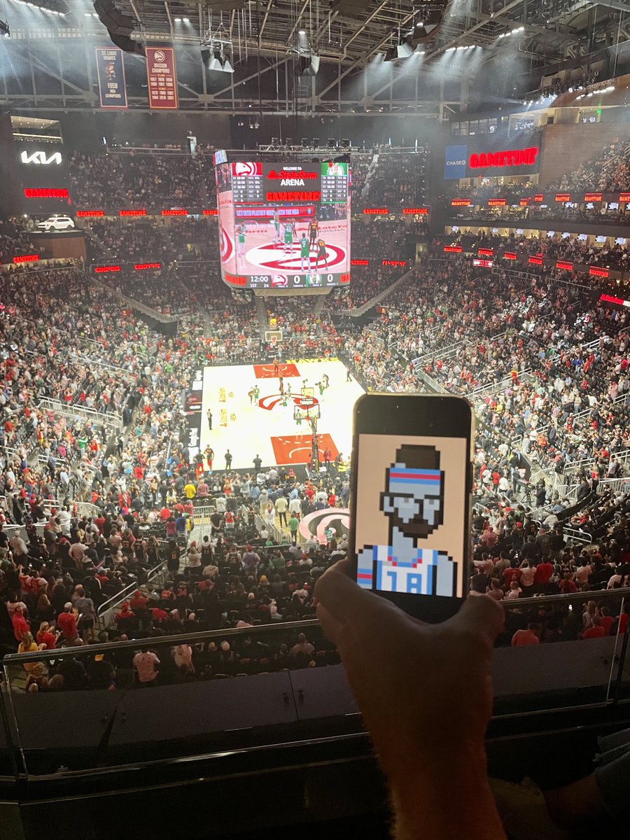 ⁦Big thanks to ⁦<a href="/BALLERZ_NFT/">BALLERZ</a>⁩ for hooking Pri. A Prism and Big Body Blake up w/ some ATL playoff 🏀 action.  So much hype going on with <a href="/BBL_BALLERZ/">Ballerz Basketball League (BBL)</a>⁩.  BALLLERZZZ! 🔥