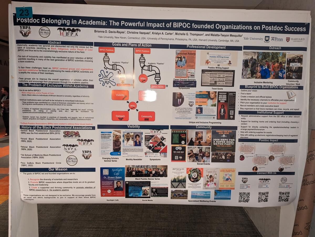 bdavisreyes's tweet photo. @duboiscircle @HMSBPA @YaleBPA 
Great collab! #npa2023 #npaconference https://t.co/kRrv2HgYD8