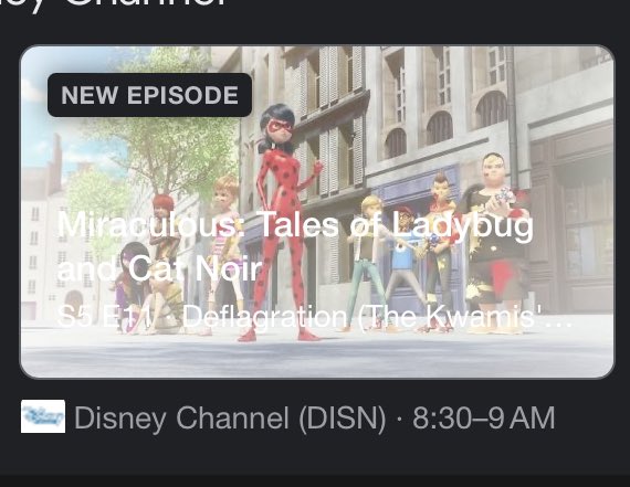 MLBNews_101's tweet photo. Reminder 🚨

Kwami’s Choice Part 1 &amp; 2 airs tomorrow, April 22nd at 10am EST on Disney Channel USA!! 🐞🐈‍⬛

Other time zones: PST 7am, MST 8am, CST 9am 🕘 

(It shows 8 on the picture bc that’s my time zone 😁)

#MiraculousLadybug #DisneyChannel #kwamischoice https://t.co/1GnfGUon9z