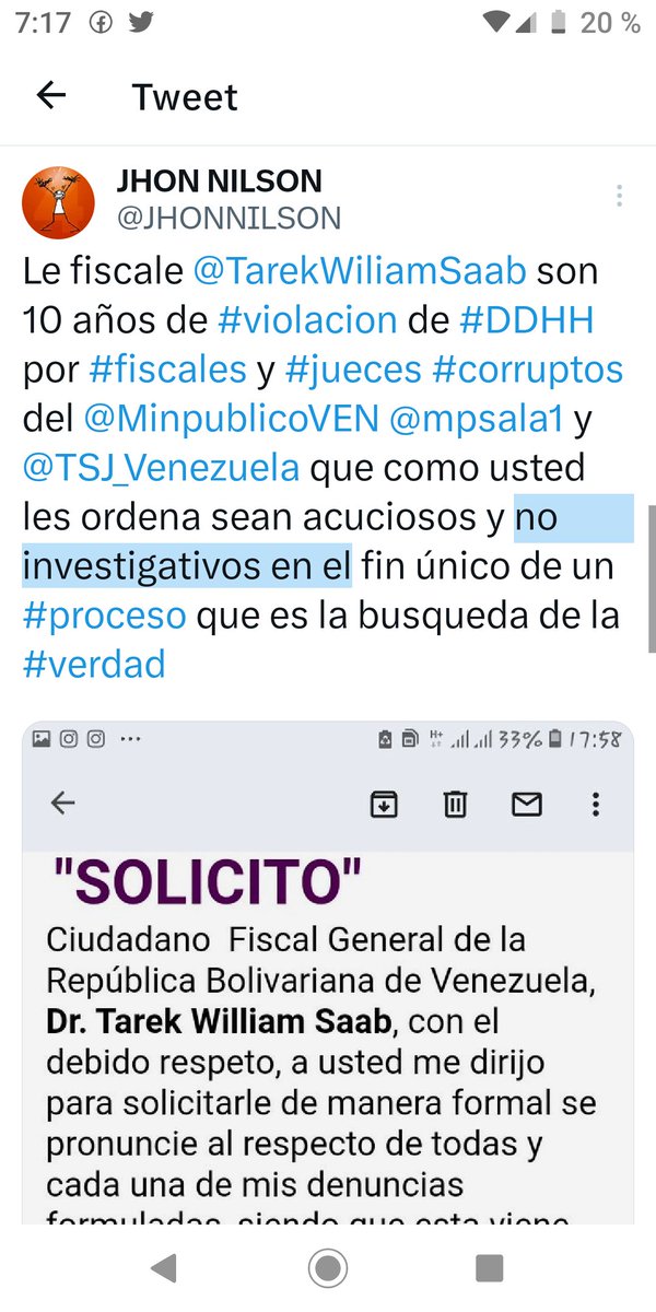 JHONNILSON's tweet photo. @TarekWiliamSaab @MinpublicoVEN Cuándo dice qué el @MinpublicoVEN bajo su gestión "HA JUGADO" se lo creo, y mostrando un vídeo en una cancha deportiva solo confirma que sigue jugando, la pregunta es. ¿A qué juega? A la #violación #sistematica de #DDHH https://t.co/sASgpVONsX