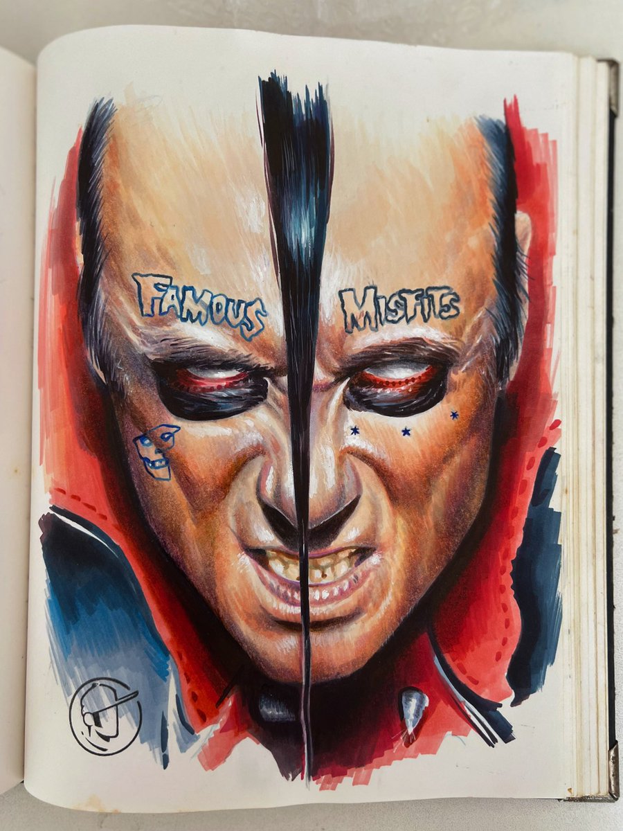 Happy bday Jerry Only! @themisfits  
#jerryonly #misfits #copicmarkers