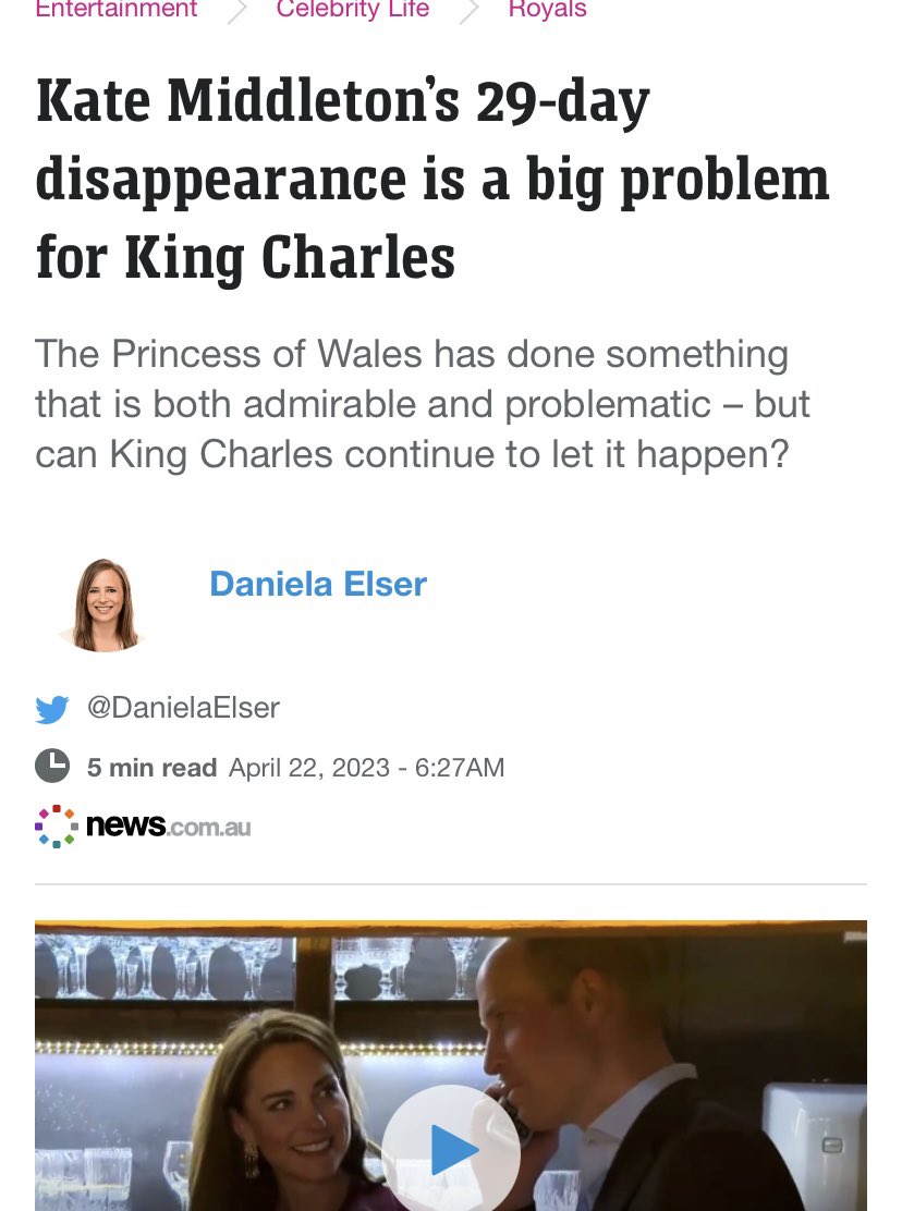 👀 “However, the problem is that Kate especially now takes time off her day job so regularly she probably routinely forgets her work computer’s password.” #WorkShyKate #Katemiddletonisabully #PrincessOfWhales