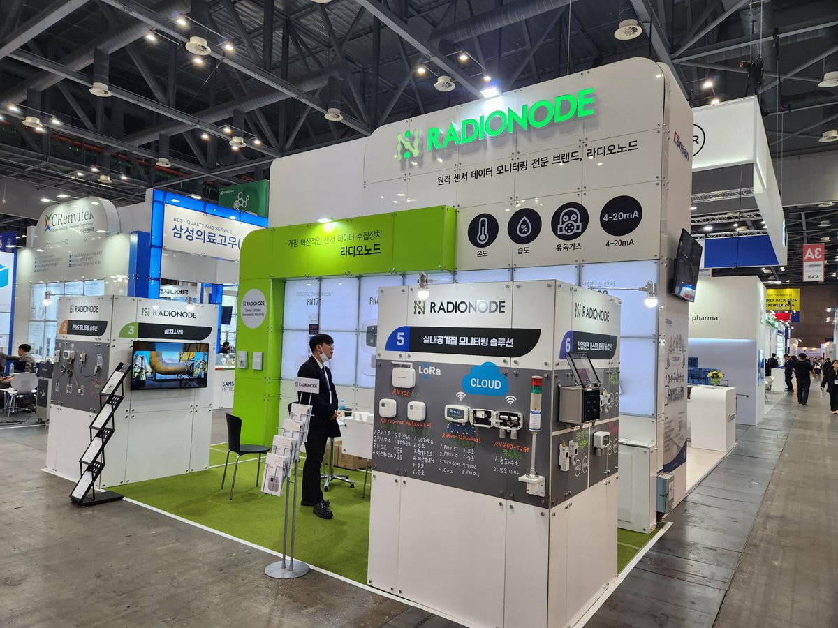 radionode365's tweet photo. KOREA PHARM &amp; BIO 2023
@KINTEX

Radionode participated in pharma,bio 2023 this week.  Thank you for coming to many pharmaceutical companies.
#radionode #coldchain #kintex #Pharmaceutical #biotech #dekist https://t.co/GobLpfRwCN
