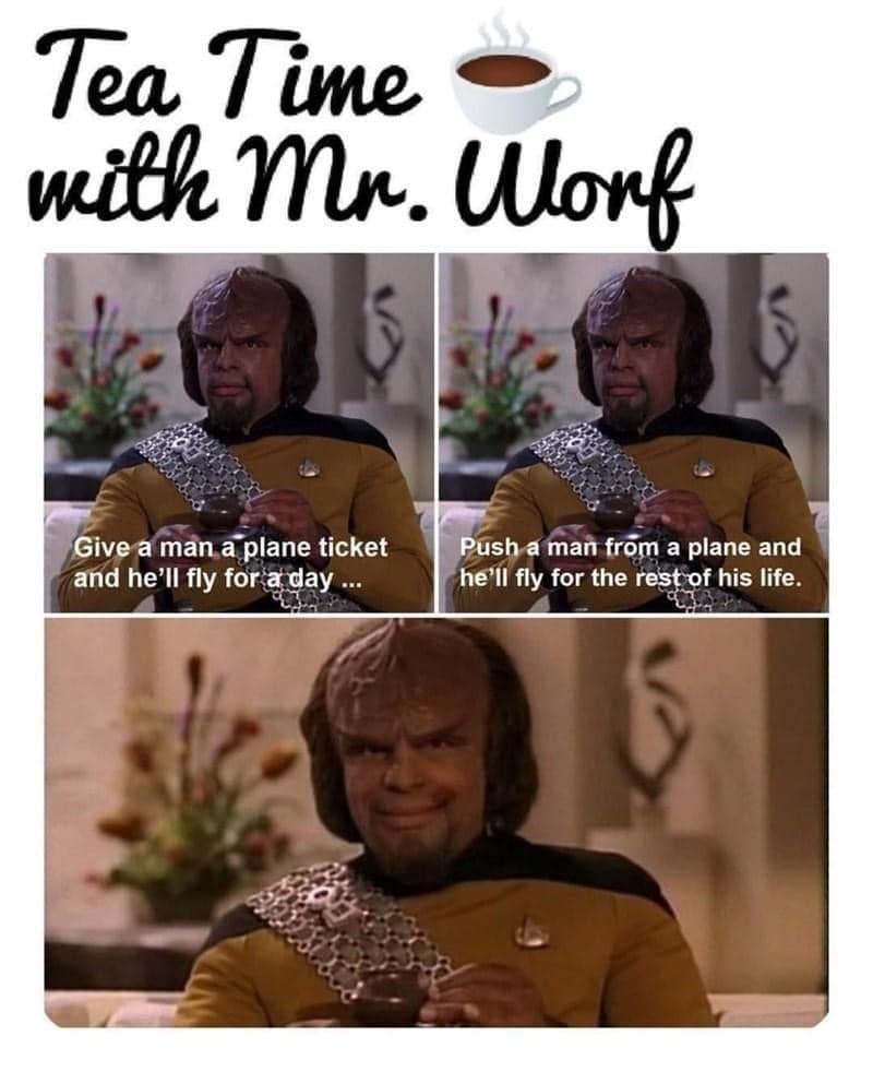 Such a gentle soul...
Absolutely loved Worf in the new Picard series.