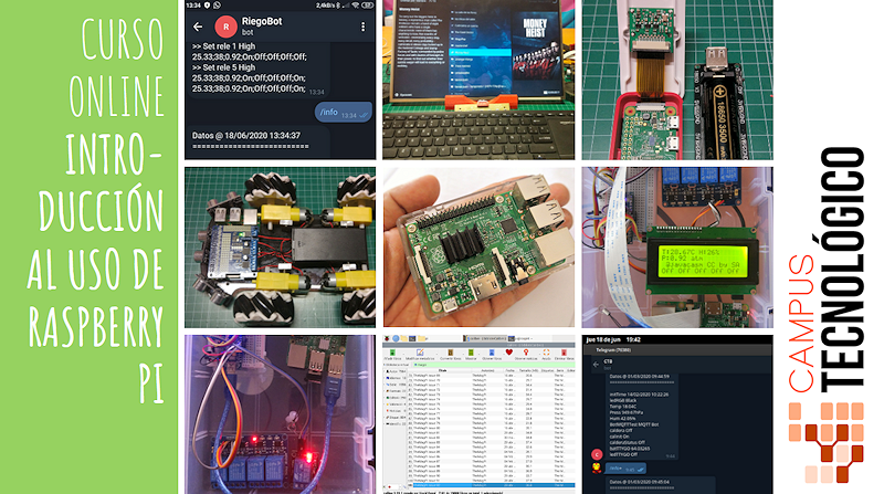 RaspberryPLinux's tweet image. ¿Tienes una Raspberry Pi y no sabes qué hacer con ella? Aprende a utilizarla y descubre todas sus posibilidades con la ayuda de un experto. Curso tutorizado y online del Campus Tecnológico cursoraspberrypi.es