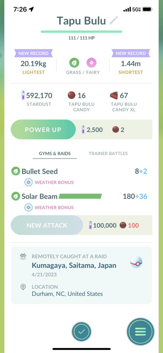 BaughElliott's tweet photo. Catch of the day. 
#PokemonGO 
#catchoftheday 
#PokemonGOfriend 
#pokemongocatch https://t.co/UuT8Tlccdw
