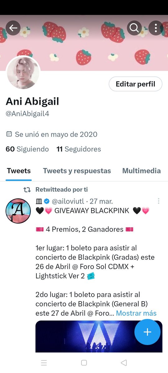AniAbigail4's tweet photo. @ailoviutl Mi canción favorita es Pretty Savage, empecé a escuchar blackpink desde hace 5 años y me encantaría ir a un concierto de ellas y lamentablemente no tengo el dinero para poder comprarme uno https://t.co/59WxVoWEG2