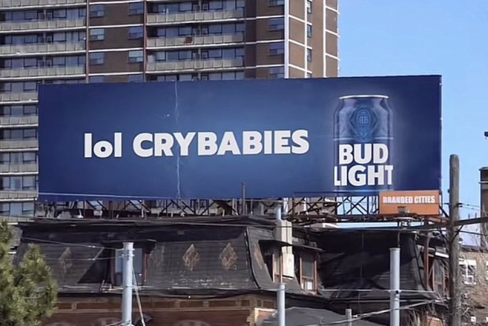 Insider Paper on Twitter "🚨 The ad of Bud light ‘lol crybabies’ going