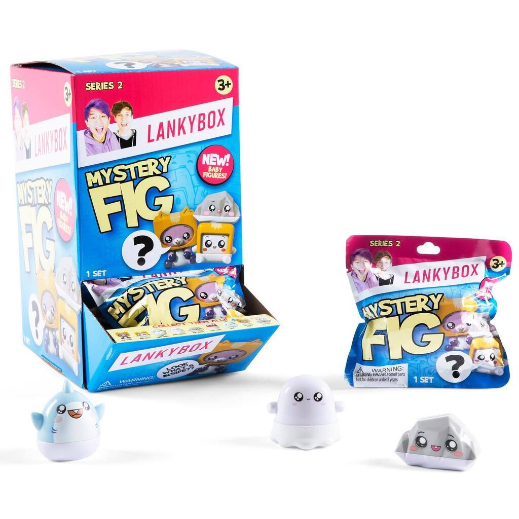 Series 2! There’s a brand new crew of characters to collect in the LankyBox mystery blind bags, including Baby Shark, Ghosty, &amp; Rocky! Collect them all today! #lankybox instagr.am/p/CrULhVcvuKY/