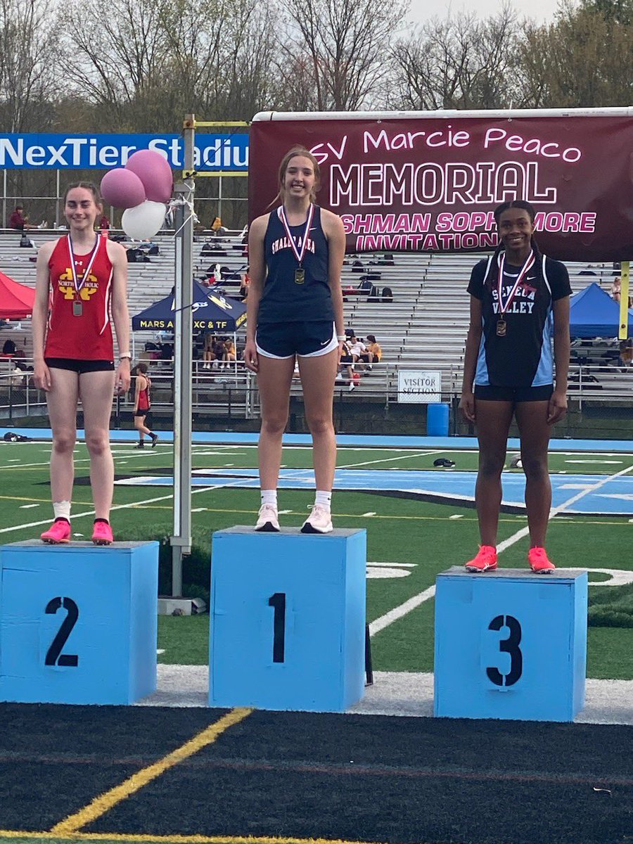 SATrackField_18's tweet photo. Congrats to Hannah on your 1st place finish and a HUGE PR at the #MarciePeacoInvitational  @Shalerathletics @SATrackField_18 #WeAreSA #TitanUp https://t.co/yDoElRCUVI