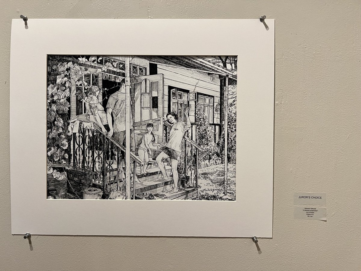 A great showing at FMCC juried HS exhibit this week. Congrats to the selected artists and SHS on 2 jurors choice awards and an HM! Way to go! <a href="/NorthColonieCSD/">North Colonie CSD</a> <a href="/northcolonieart/">@NorthColonieArt</a>