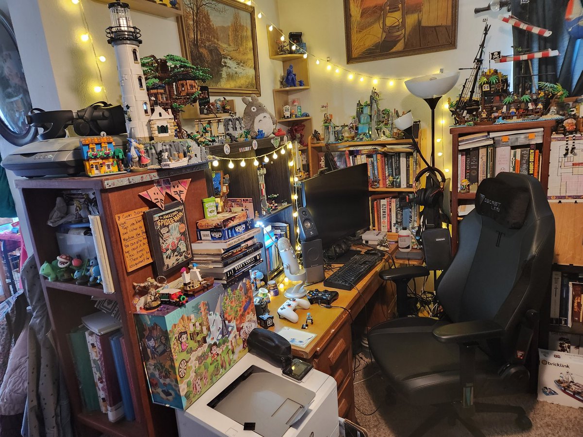 Ax23000's tweet photo. Just got my new gaming chair set up #secretlab https://t.co/ZGbzUjLV6W